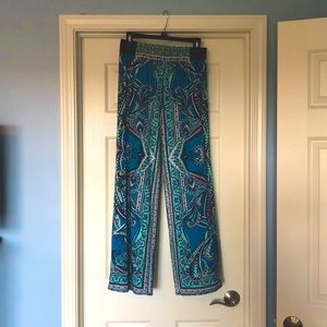 INC Wide leg paisley pants - Small